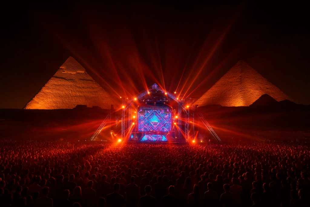 Exit festival 2026: Elektronická hudba priamo pod pyramídami v Gíze