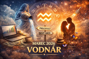 Horoskop na marec 2026 pre Vodnára: Prichádza zlomový mesiac plný nápadov, príležitostí aj dôležitých rozhodnutí