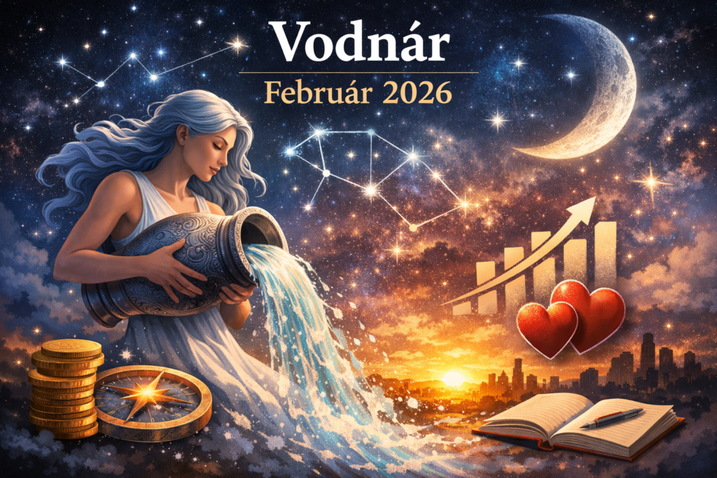 Vodnár vo februári 2026: Mesiac zmien, nových nápadov a odvážnych rozhodnutí