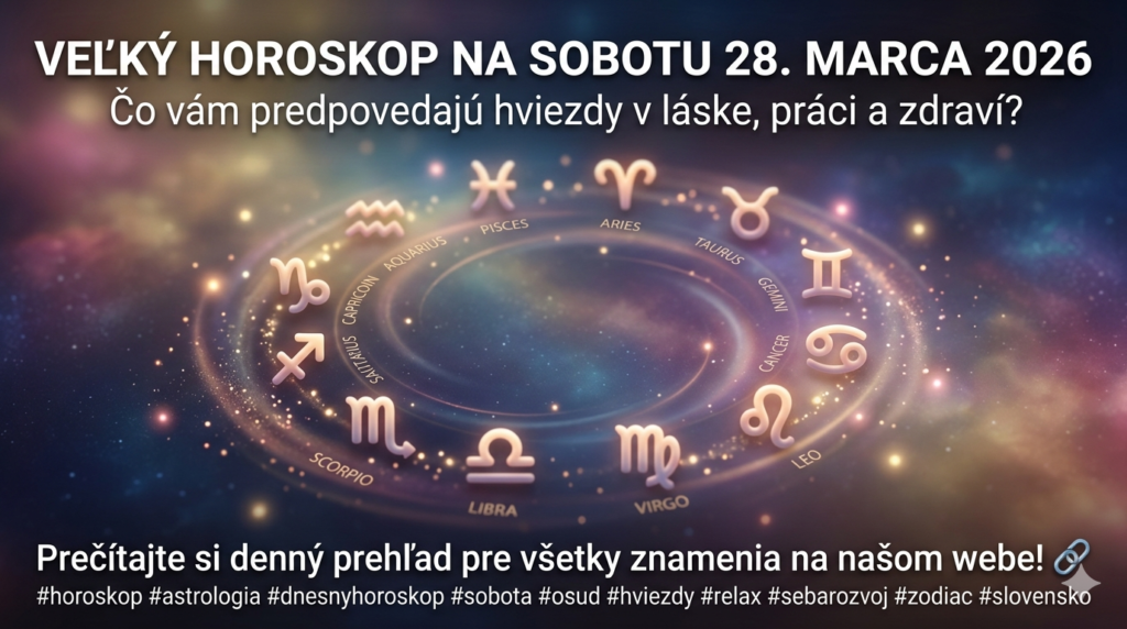 Vesmírny reštart: Čo vás čaká 28. marca podľa hviezd? Horoskop pre všetky znamenia
