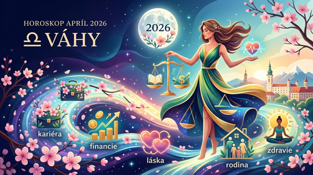 Horoskop na apríl 2026 pre znamenie Váhy: Jarný reštart prinesie balans v kariére aj osudové stretnutie