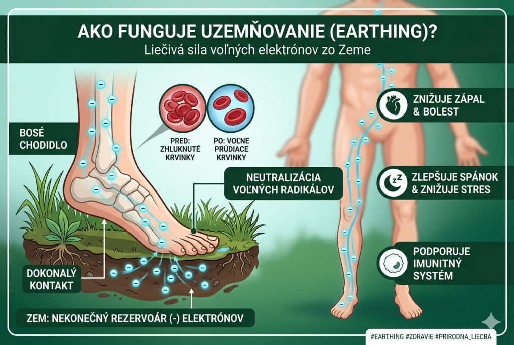 Liečivá sila pod našimi nohami: Môže obyčajný kontakt so zemou poraziť chronický zápal?