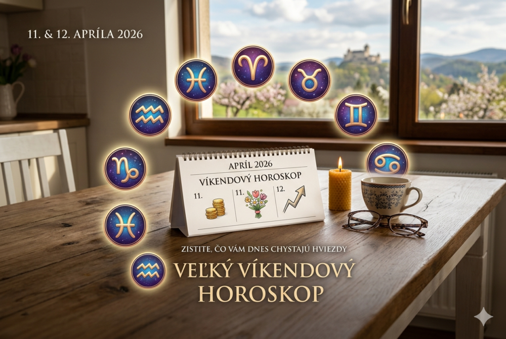 Veľký víkendový horoskop na 11. a 12. apríla 2026: Kto nájde kľúč k finančnej slobode a koho čaká osudové stretnutie?