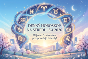 Horoskop na stredu 15. apríla 2026: Toto znamenie čaká osudové stretnutie