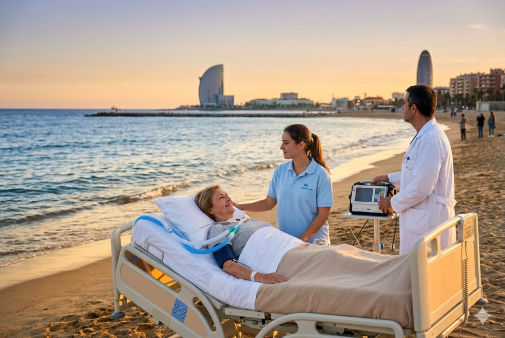 Španielska nemocnica berie pacientov z JIS priamo na pláž, aby im vrátili chuť žiť