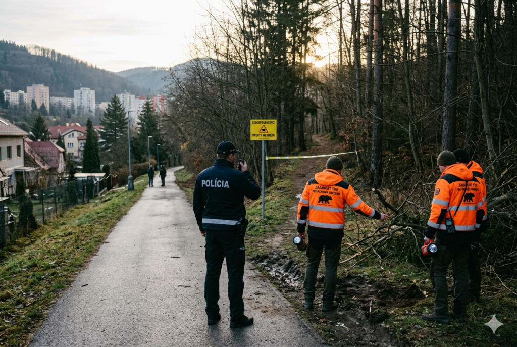 Medveď útočil v Banskej Bystrici, zložky sú v pohotovosti. Mladý muž je v nemocnici